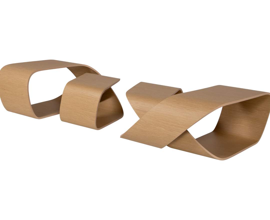 AL2 Meguru Beistelltisch – Luxuriöser Designer-Couchtisch mit organischer Harmonie und meisterhafter Holzverarbeitung