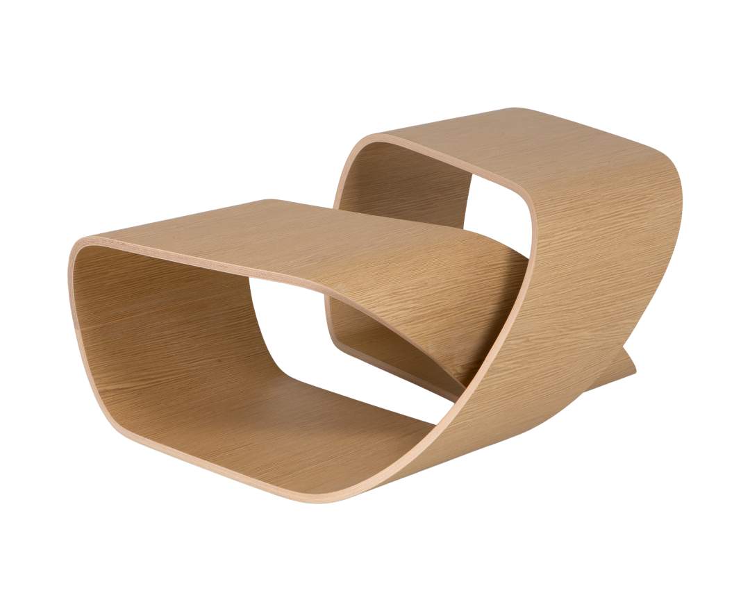 AL2 - Meguru Beistelltisch – Luxuriöser Designer-Couchtisch mit organischer Harmonie und meisterhafter Holzverarbeitung