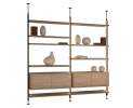 AL2 - Wandregal Muse 004 – Modulares Luxus-Regalsystem mit integrierter LED-Beleuchtung und architektonischer Präsenz Thumbnail