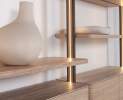 AL2 - Wandregal Muse 004 – Modulares Luxus-Regalsystem mit integrierter LED-Beleuchtung und architektonischer Präsenz Thumbnail