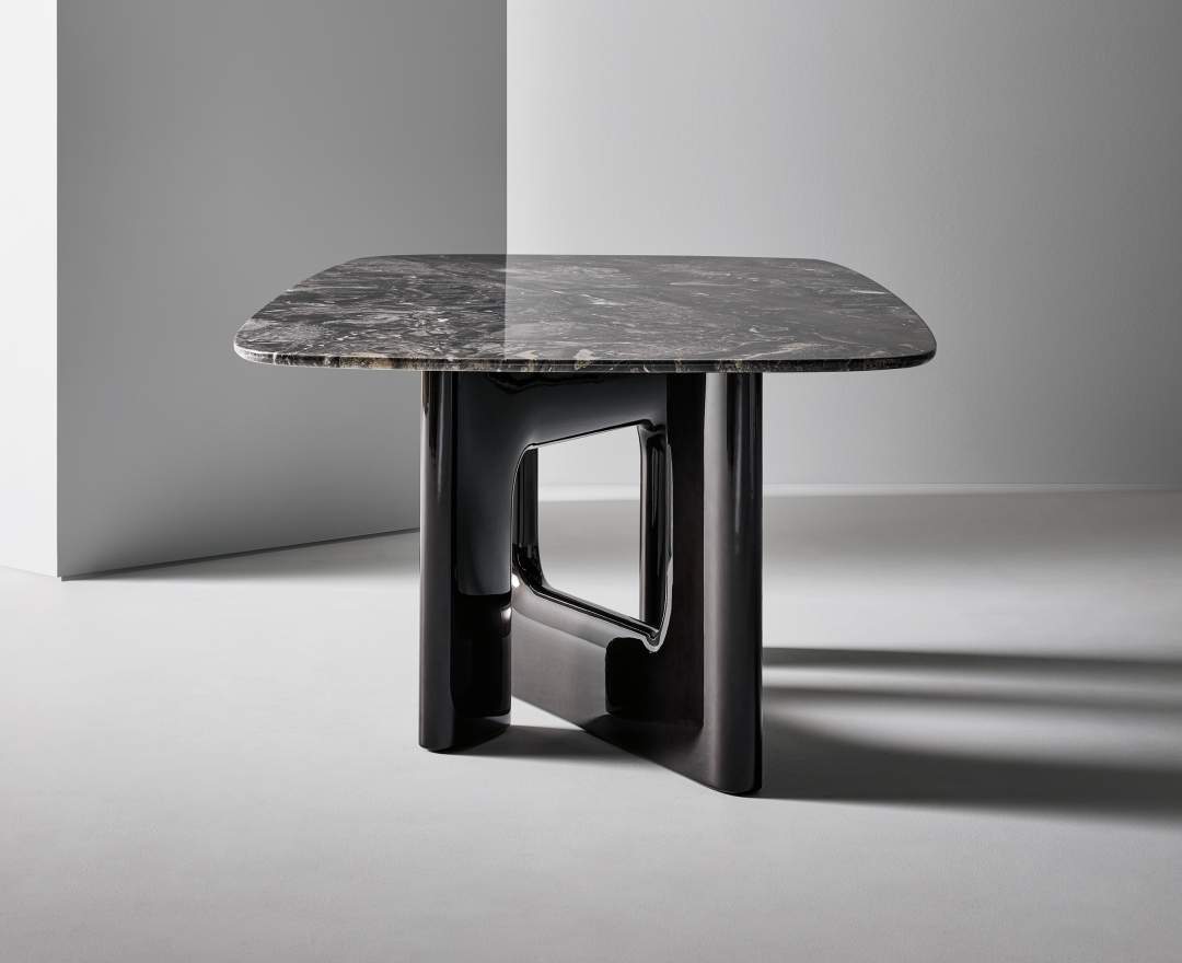 Bonaldo - Liaison Esstisch – Skulpturales Luxus-Meisterwerk mit architektonischer Eleganz und italienischer Design-Exzellenz