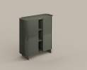 Bonaldo - Arragan Sideboard (high & low) – Skulpturale Luxus-Anrichten von Gabriele & Oscar Buratti mit architektonischer Eleganz Thumbnail