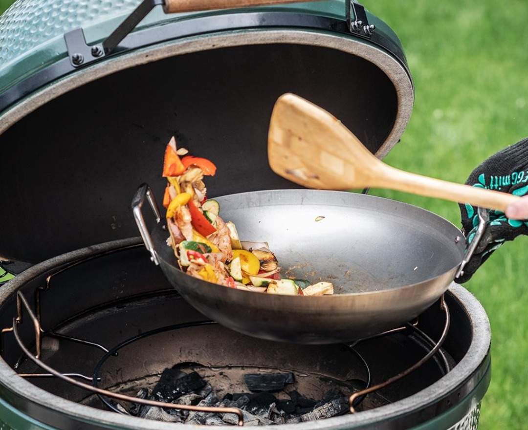 Big Green Egg Big Green Egg Wok aus Kohlenstoffstahl