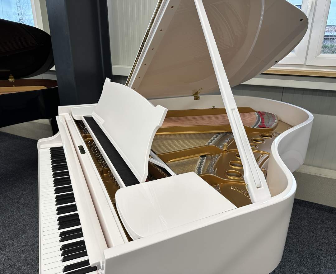 Steinway & Sons - Steinway & Sons Flügel, Modell M-170, weiß poliert