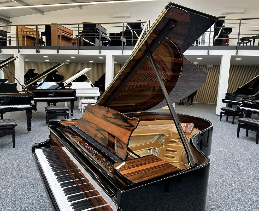 Steinway & Sons - Steinway & Sons Flügel, Modell O-180, Makassar Einlagen