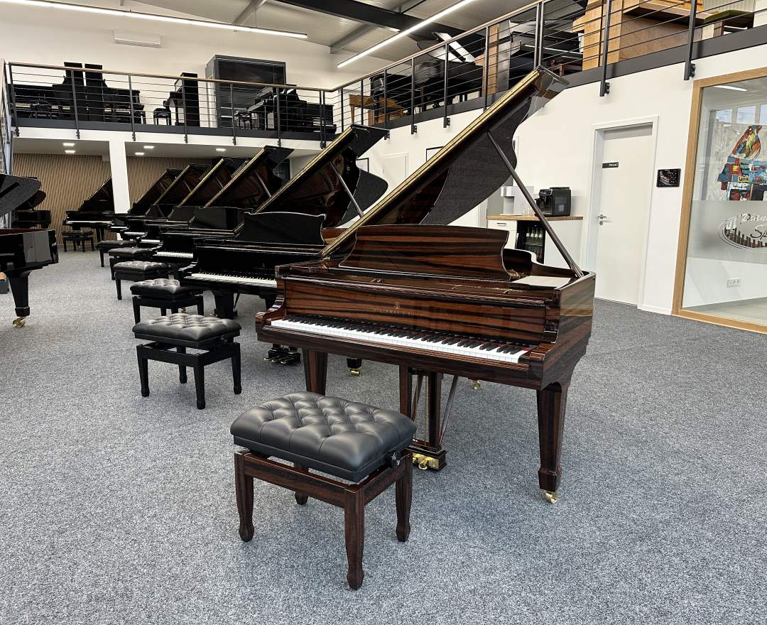 Steinway & Sons Steinway & Sons Flügel, Modell O-180, Makassar Furnier