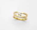 echt-es - UNIT Ring, Brillant, 6,5 mm Thumbnail