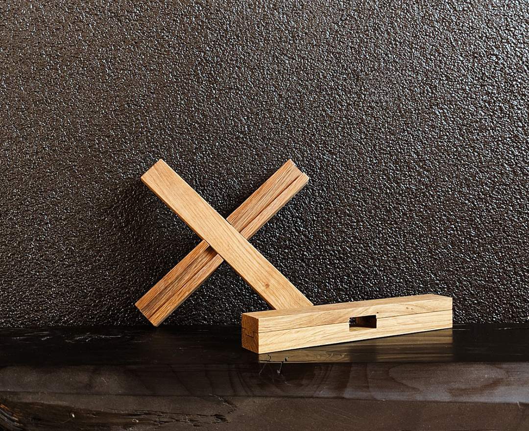 Topfuntersetzer aus Holz, zusammensteckbar