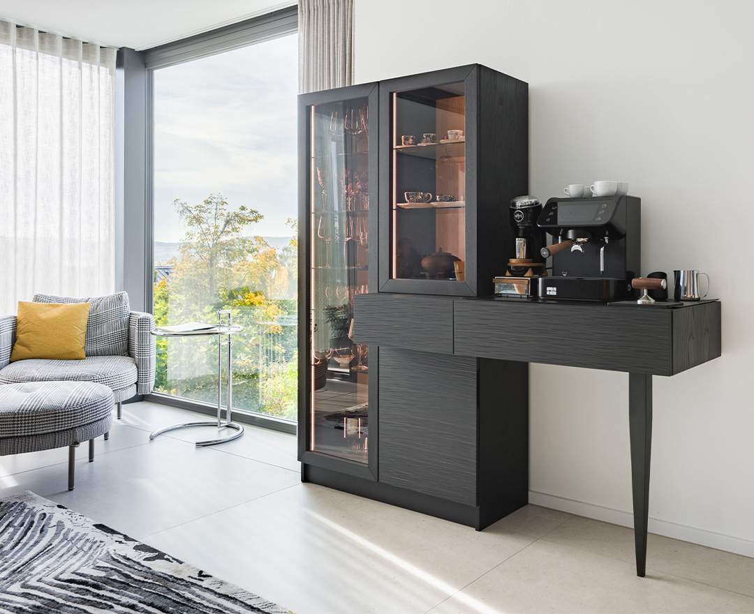 liebwerk Sideboard mit Vitrine