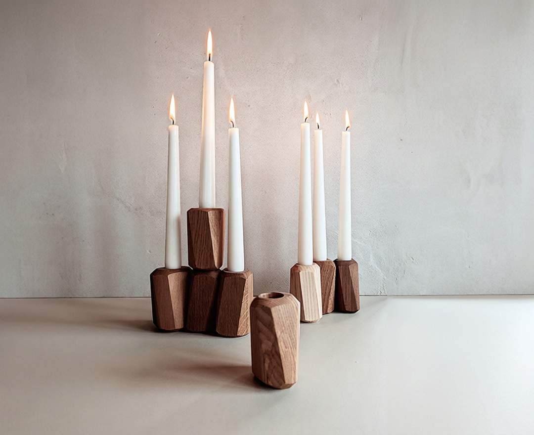 liebwerk Kerzenständer aus heimischem Holz