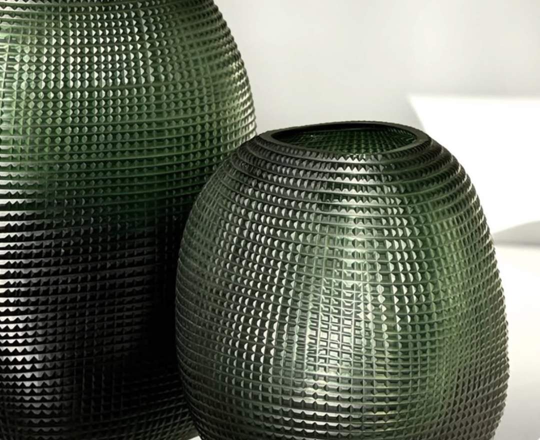 Guaxs - Patara Vasen light steelgrey/black steelgrey - Vase hoch