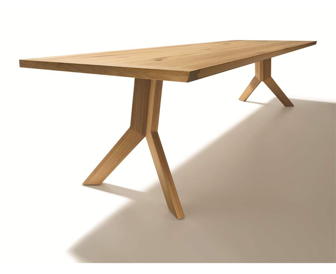 Team 7 - TEAM 7 yps Fixtisch Eiche Wild 200 x 100 cm