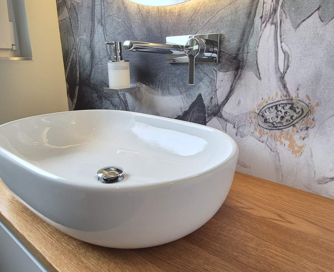 Bagno Badstudio - Kleines Bad in Mainz – 4 m² mit ebenerdiger Dusche
