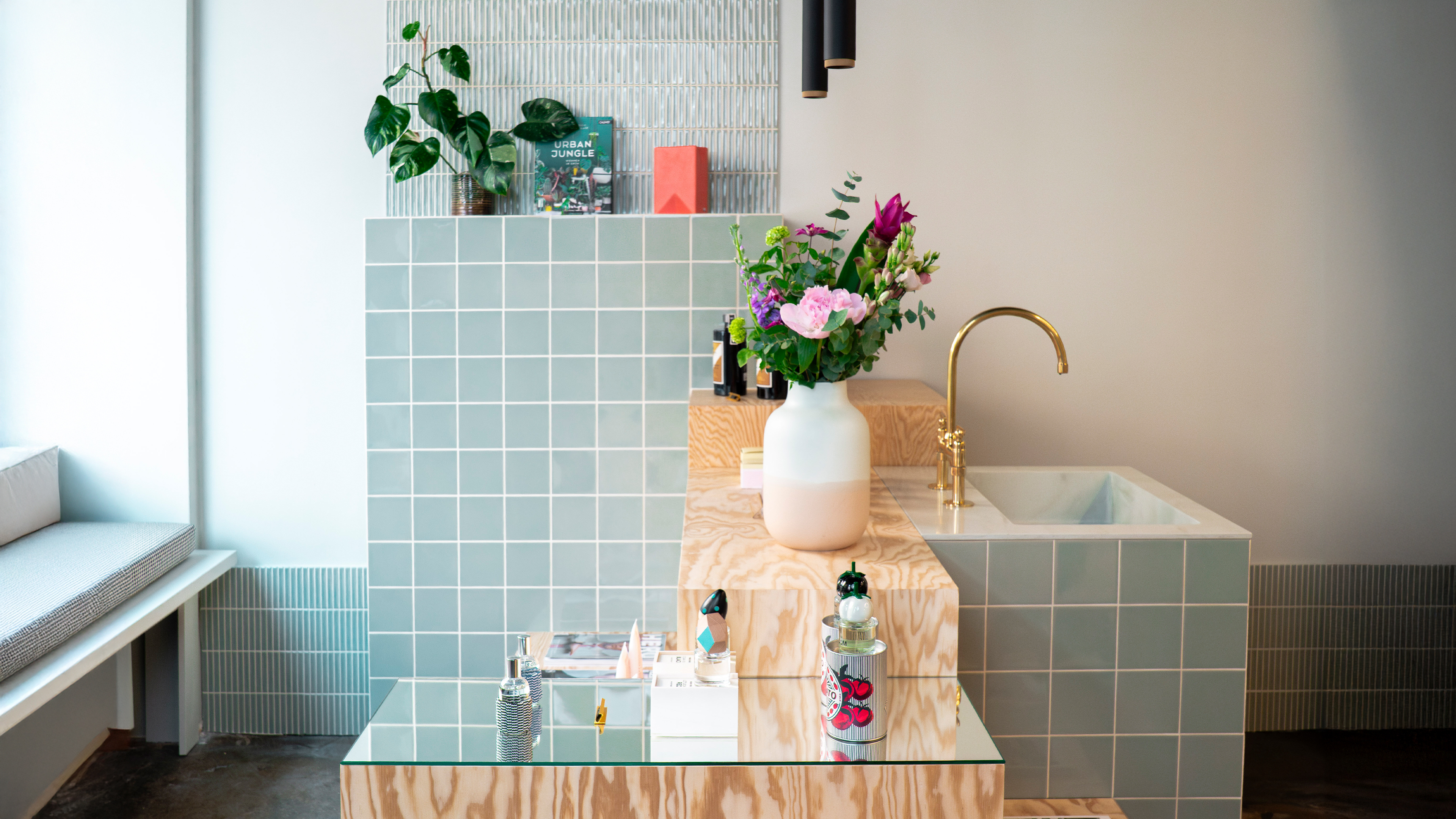 Waschbecken, Friseursalon