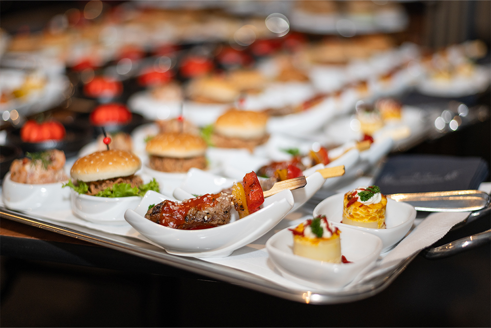 Essen fotografiert auf einem Tisch