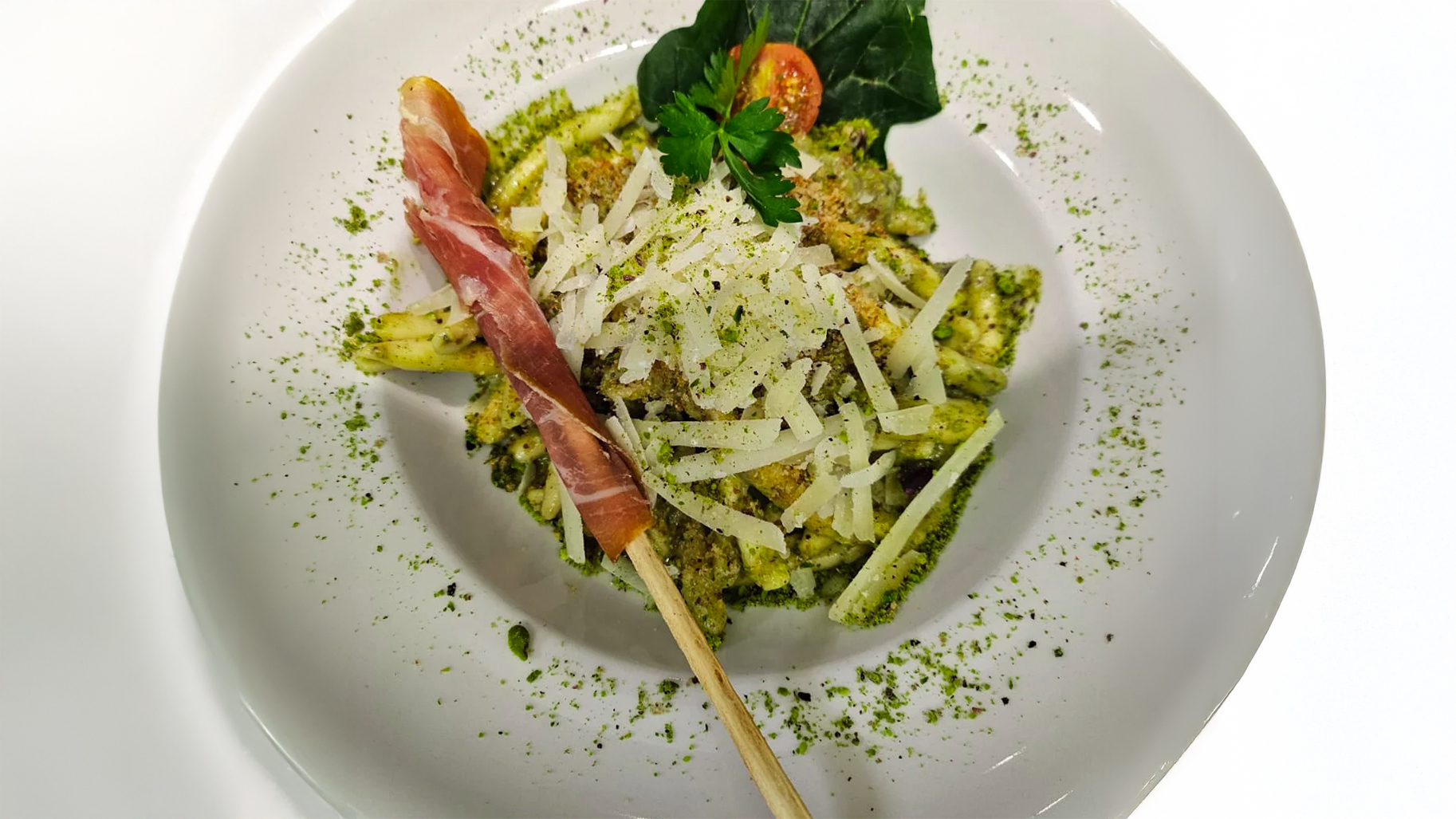 Pasta mit Pistazien aus Bronte