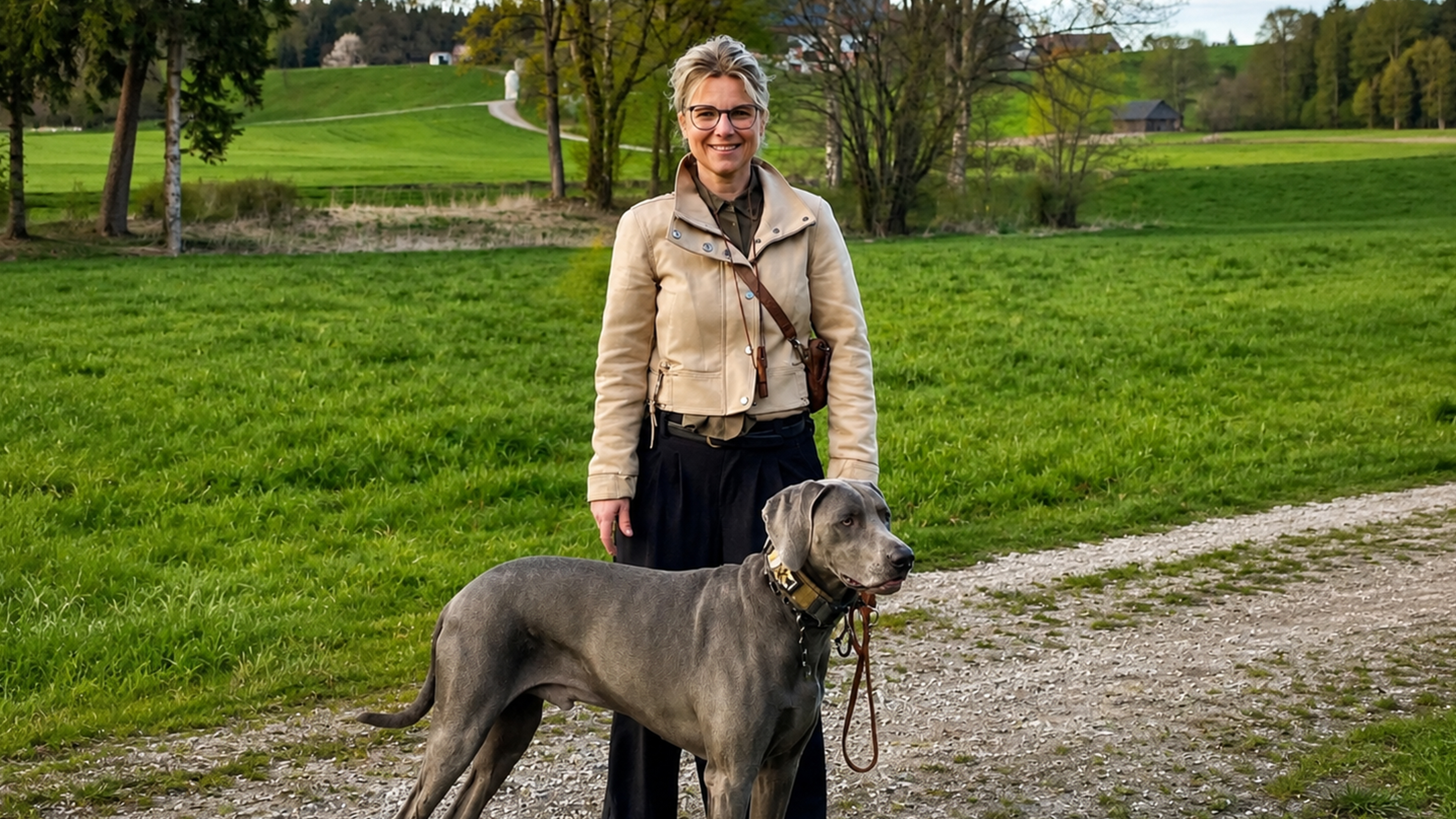 Spaziergang mit Hund