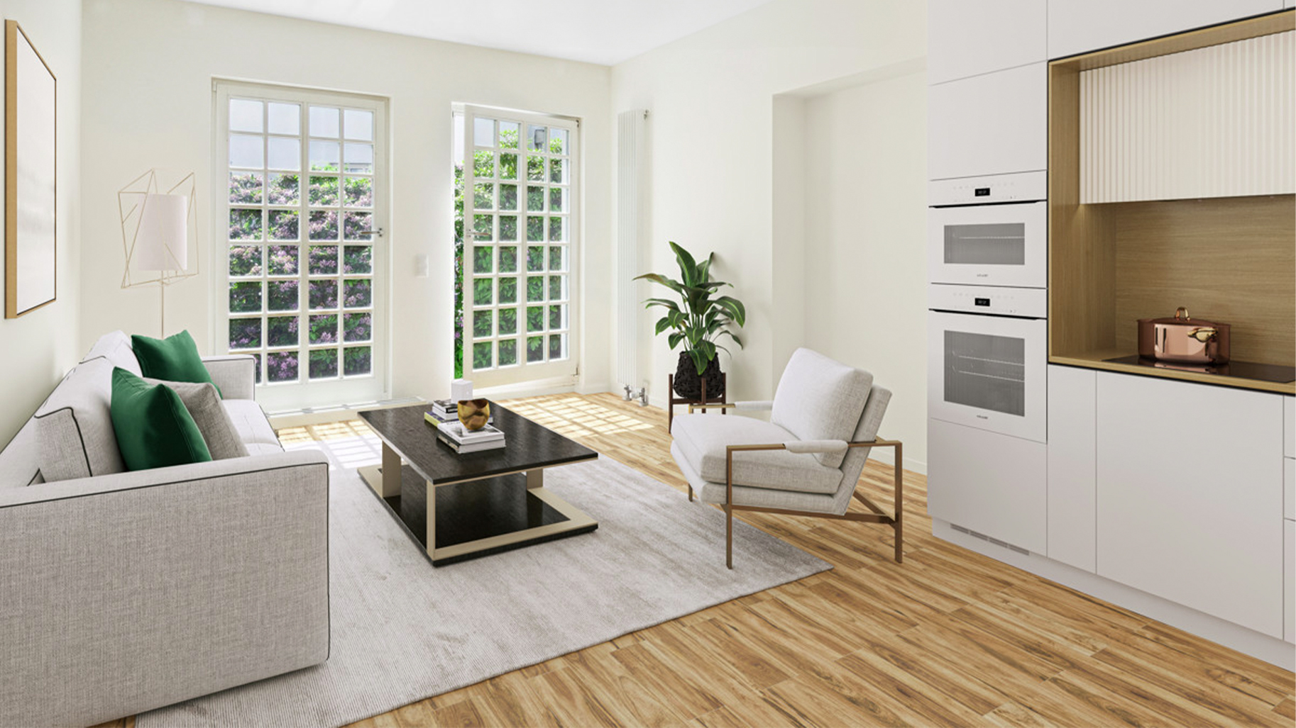 Exklusive Wohnk&uuml;che eingerichtet von Annette Radden 