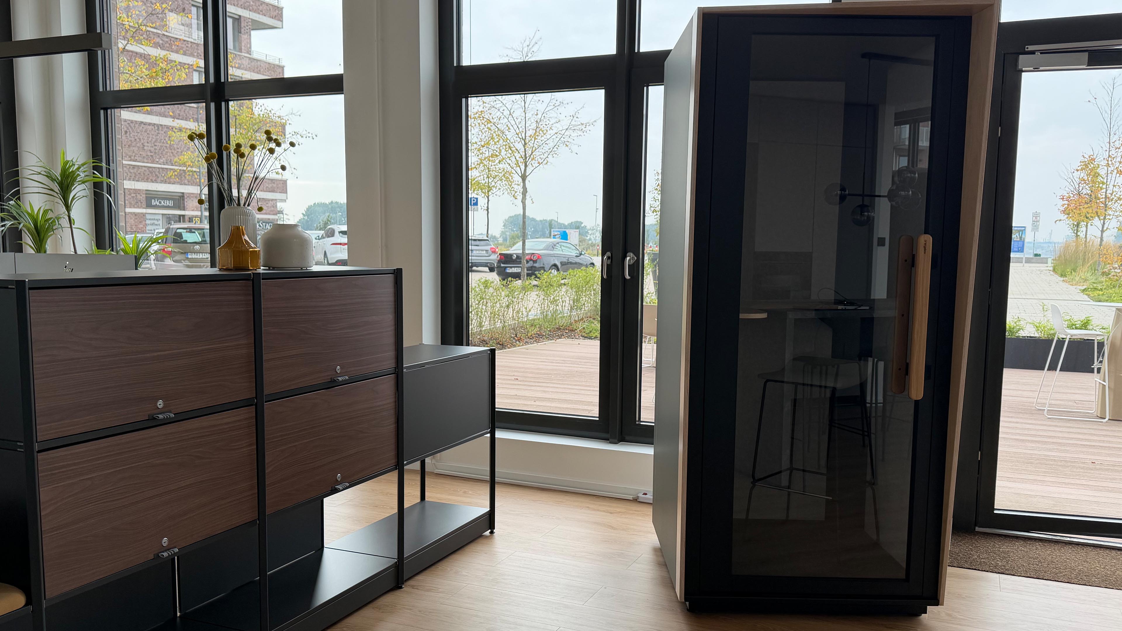Eine Office Kabine zum ruhigen Arbeiten