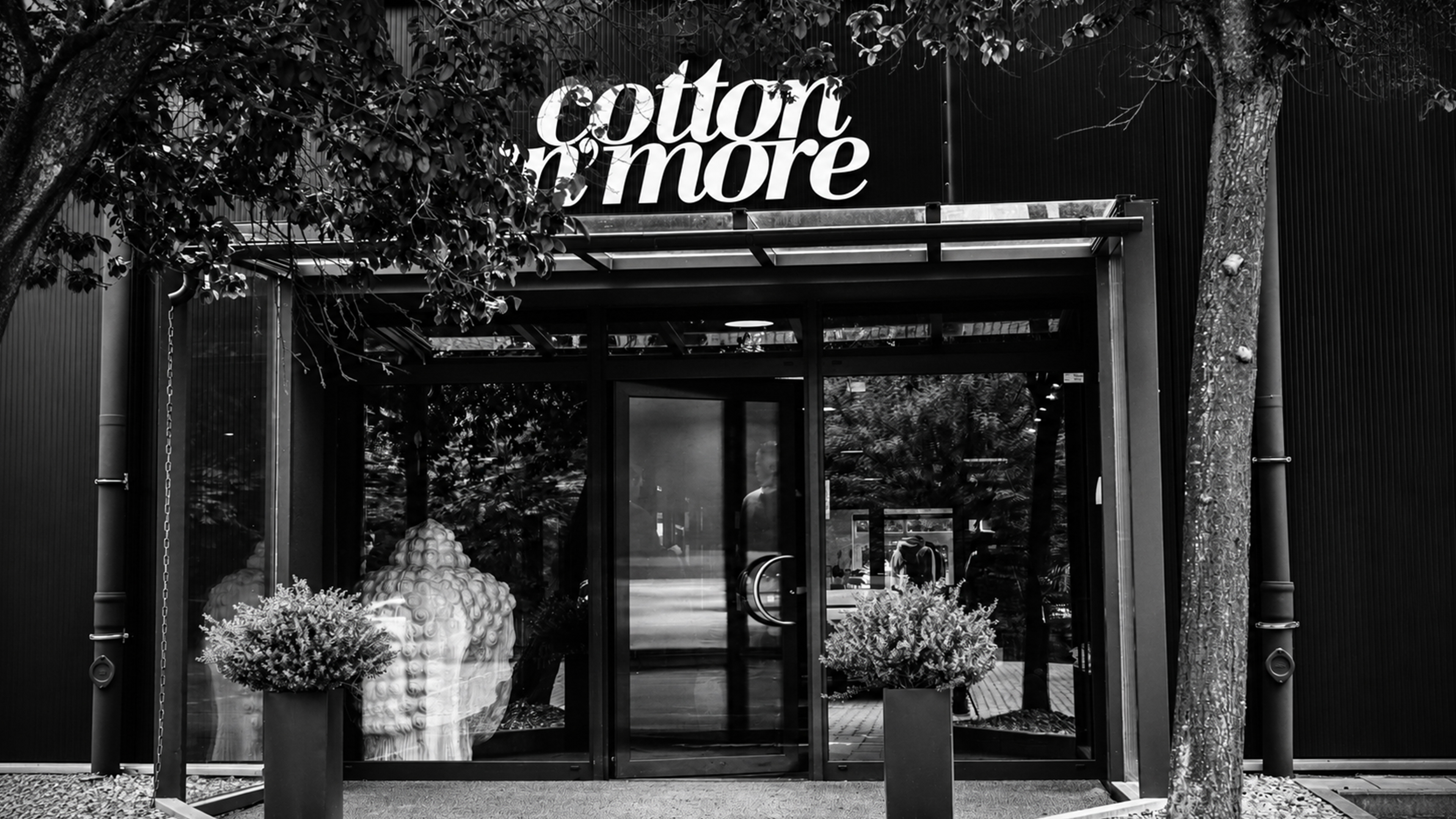 Eingangsbereich von Cotton-n-more in Braunschweig