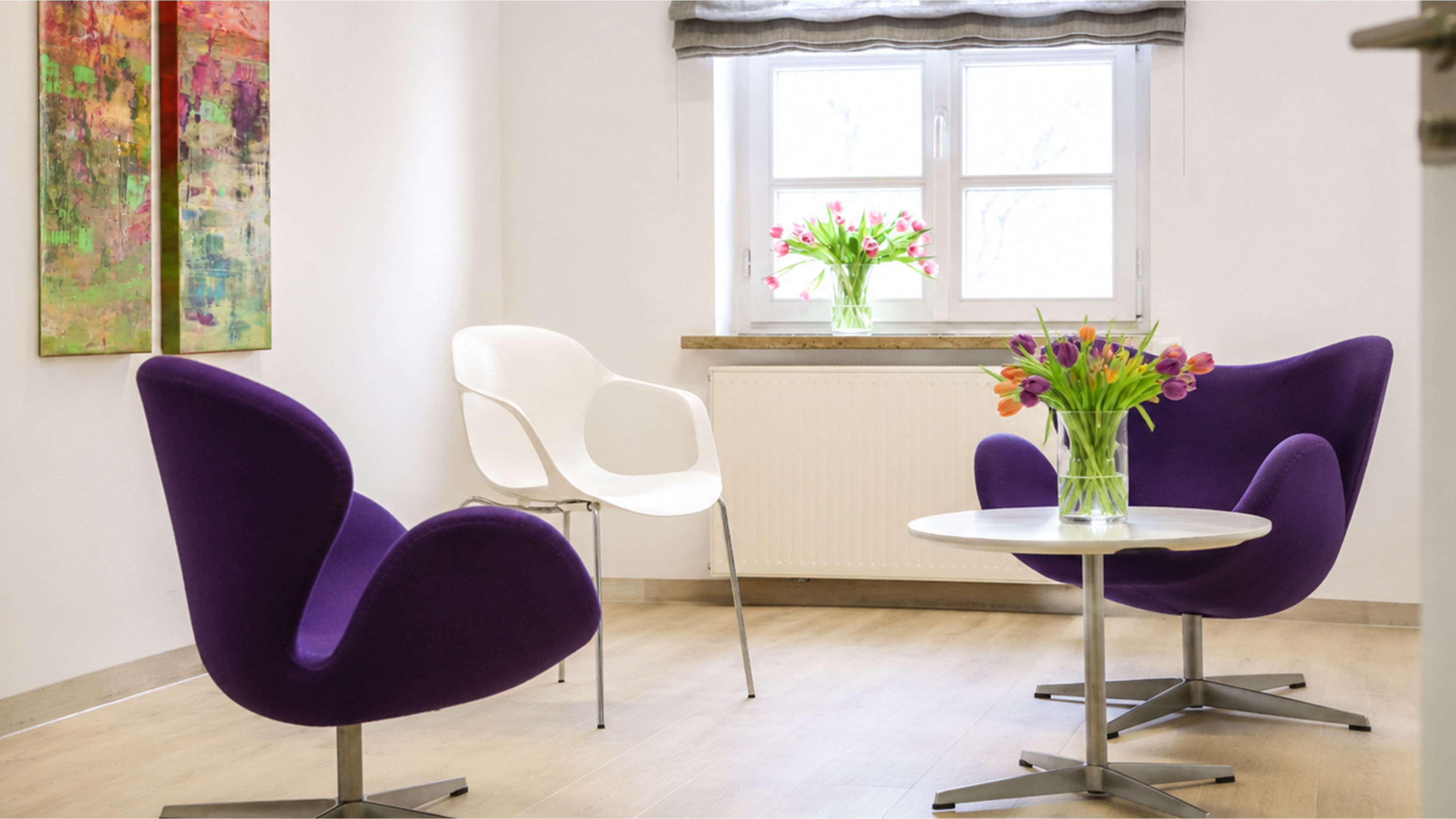 Wartezimmer in der Praxis
