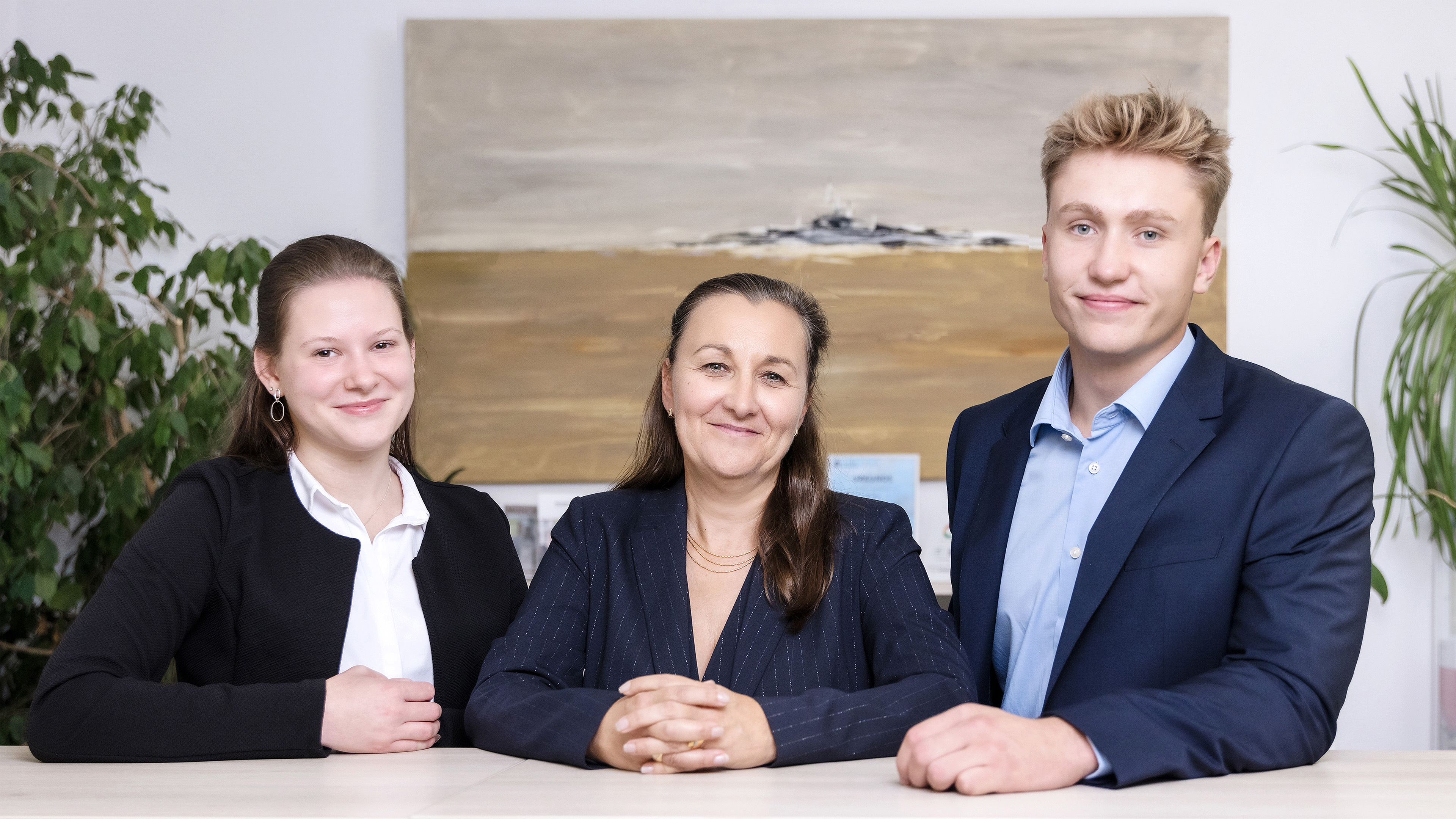 Unternehmen Familienfoto