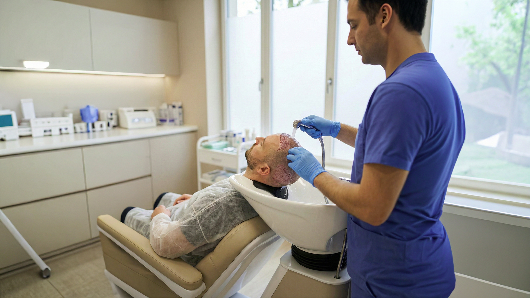 Haartransplantation - OP Vorbereitung - Hair College