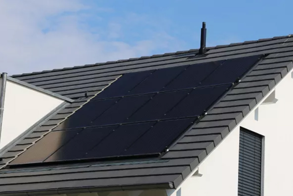 Solarplatten Dach