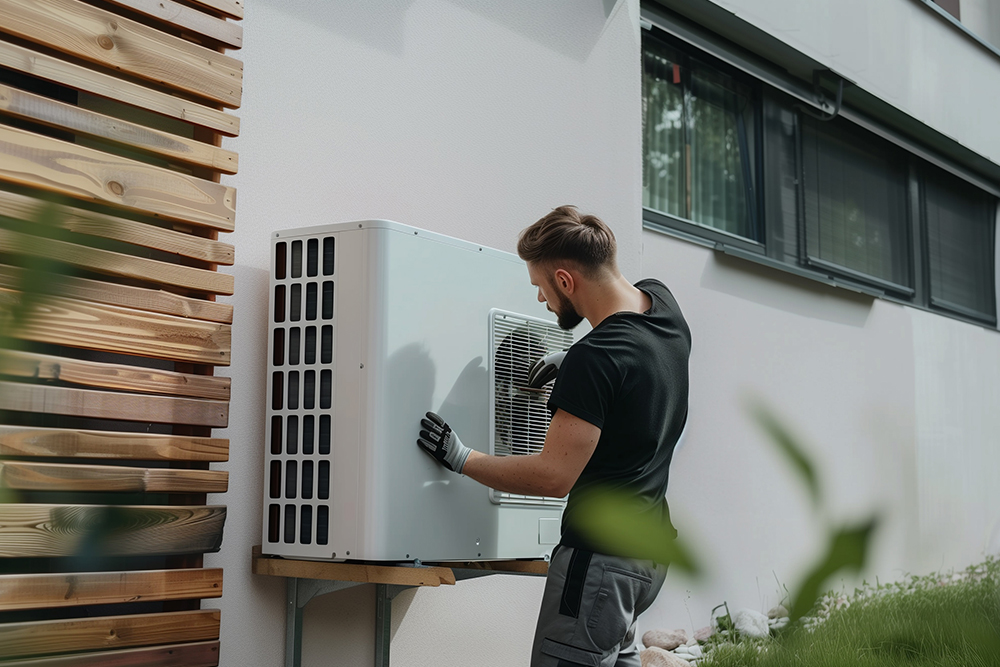 W&auml;rmepumpe Einbau