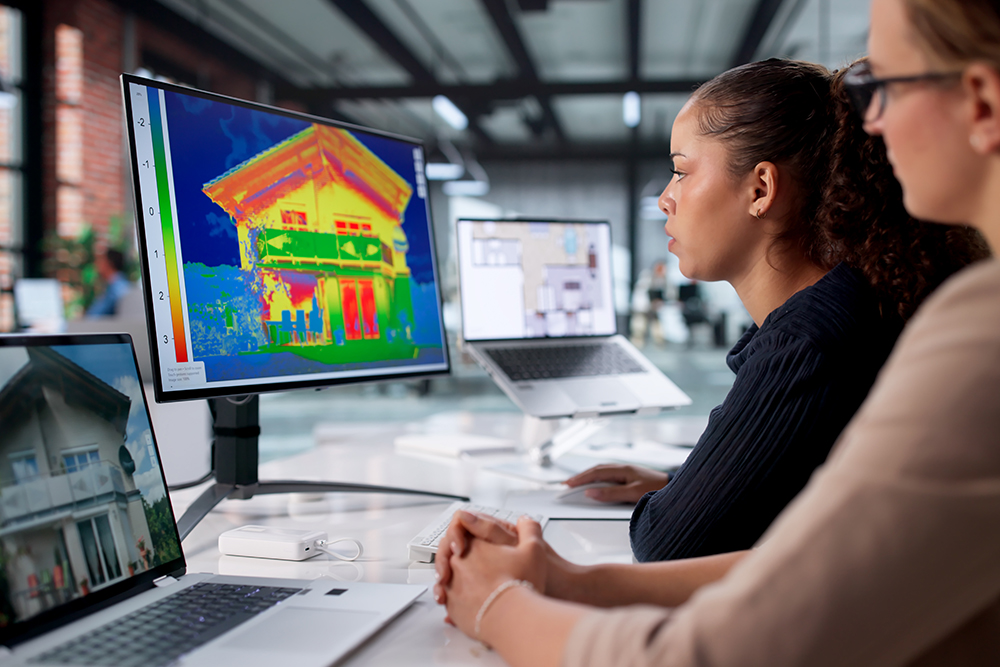 Visualisierung W&auml;rmverlust Haus