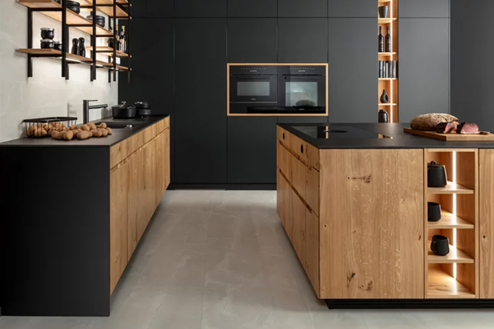 moderne Holzk&uuml;che