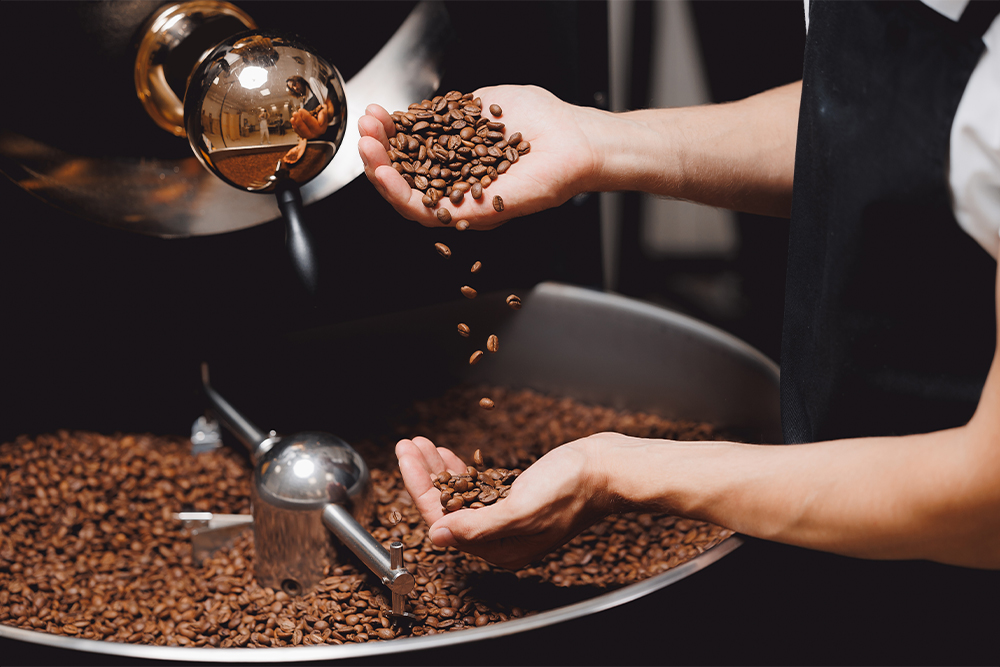Traditionelle Kaffeeröstung für ein ausgewogenes Aroma und höchste Kaffeequalität