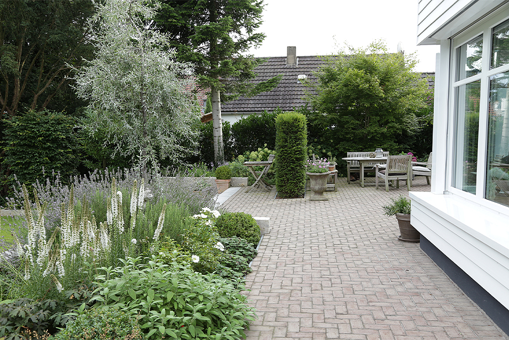 Gartengestaltung, Garten, Begr&uuml;nung, Pflanzen, Blumen, Wiese, Landschaftsbau