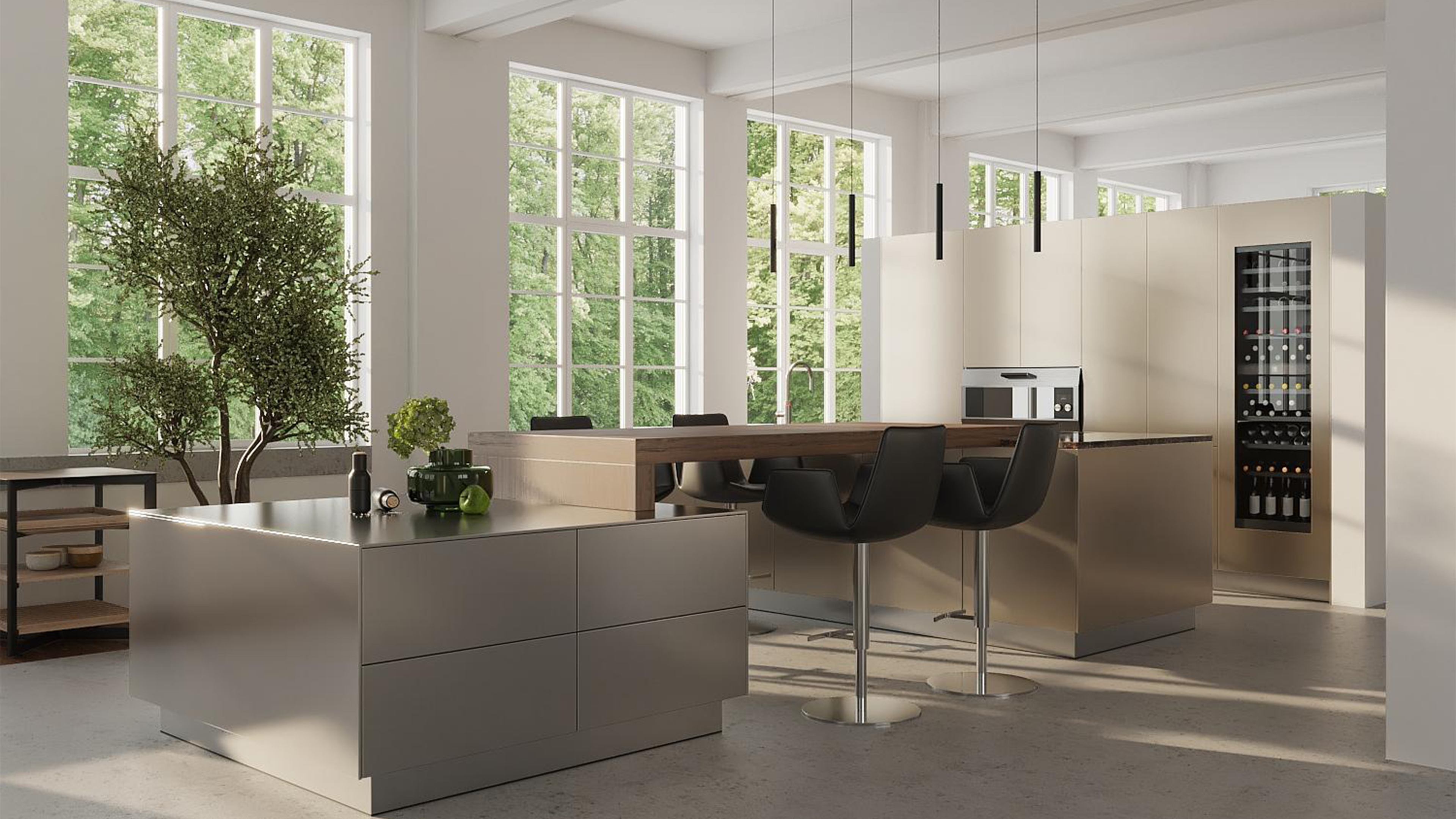 Küchenstudio, Designerküche, Küchenmöbel