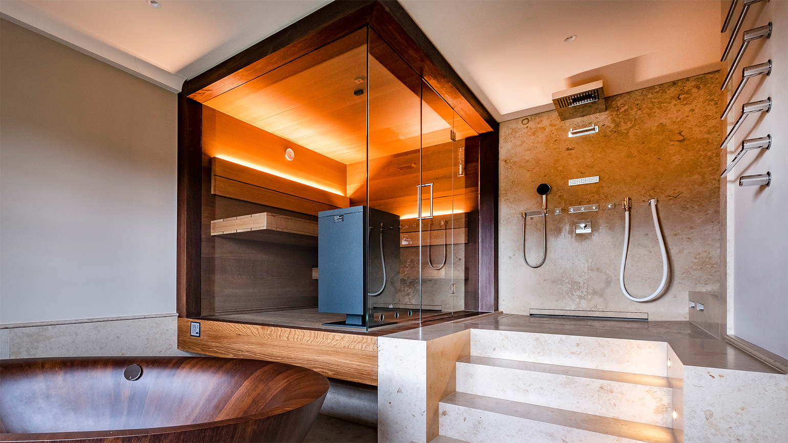Design Sauna, maßgefertigte Sauna, Luxussauna,