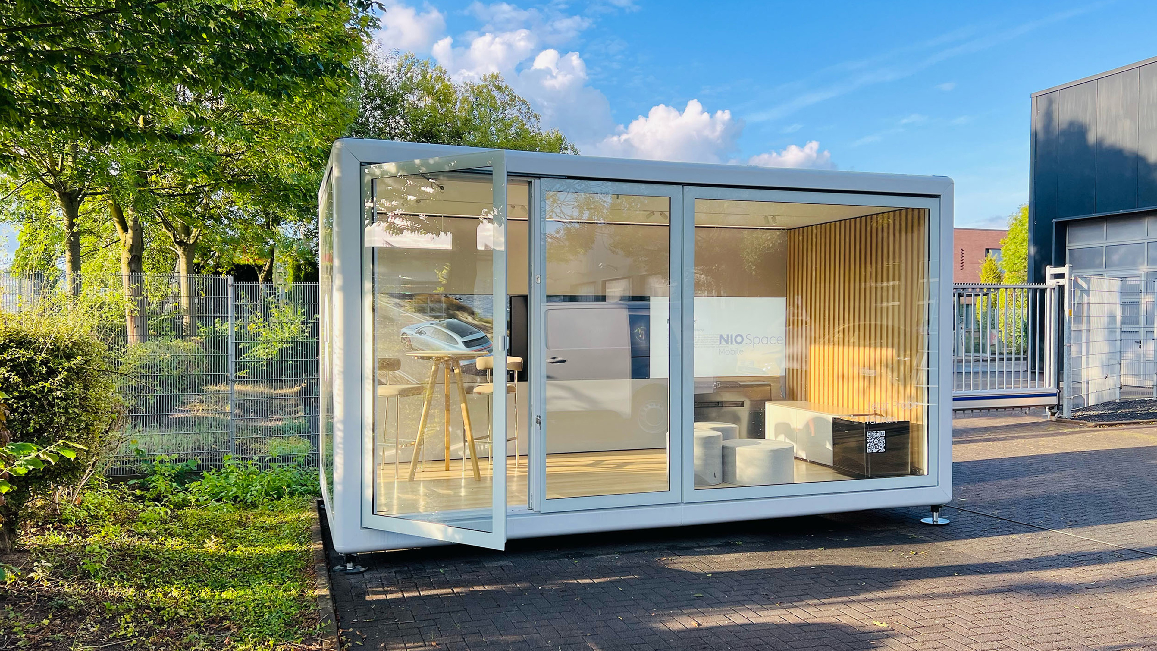 Außensauna, Design Gartenhaus, Modulbau, Büro-Cube