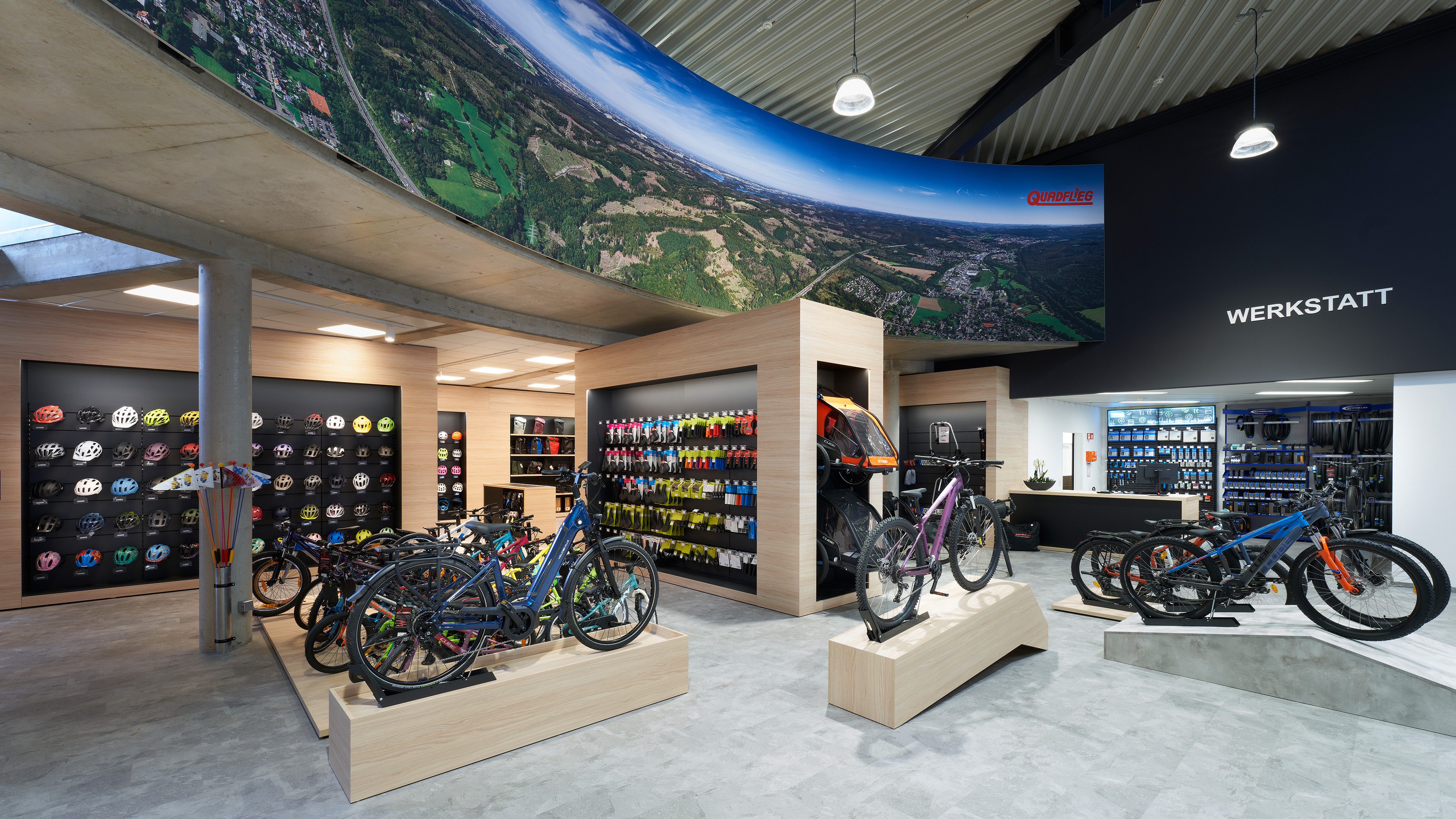 Fahrradhändler, Schlösser, Fahrradgeschäft, Mountainbike, E-Bike